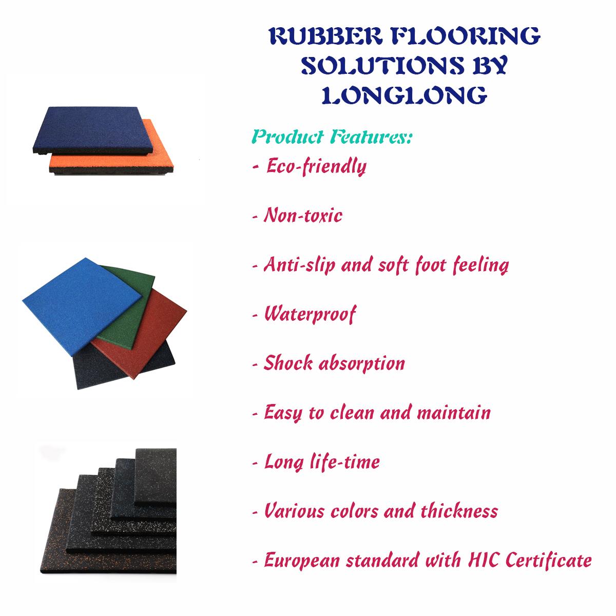 shock absorption rubber tile for gym flooring shock absorption rubber tile for gym flooring
