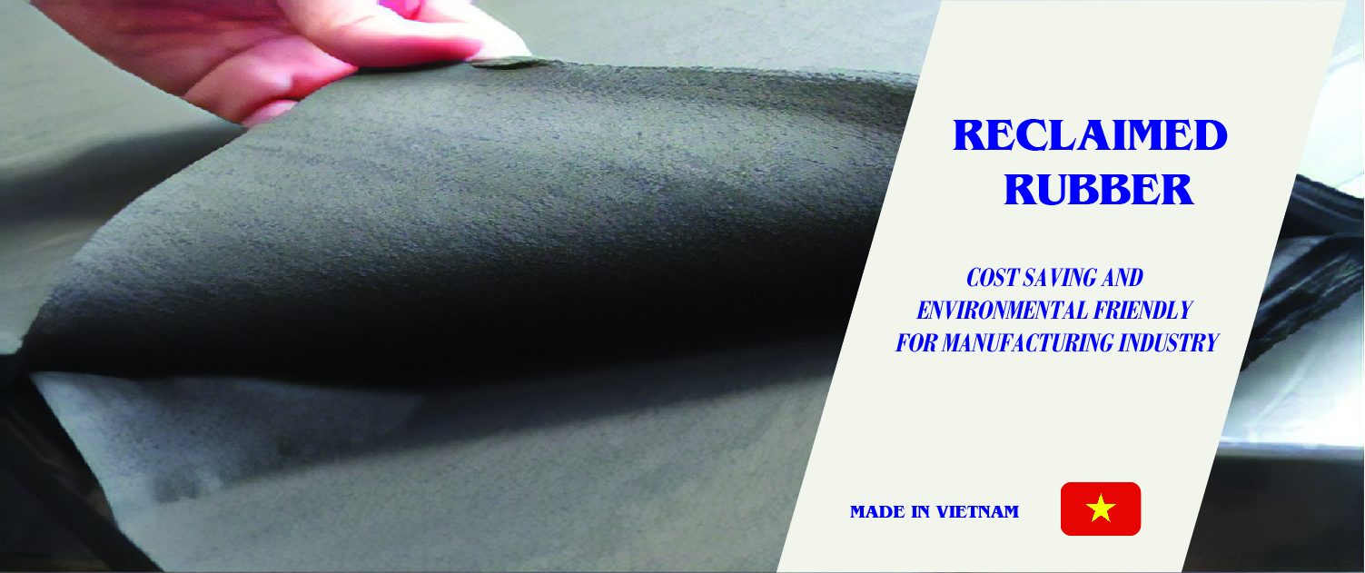 Reclaimed rubber superfine grade 