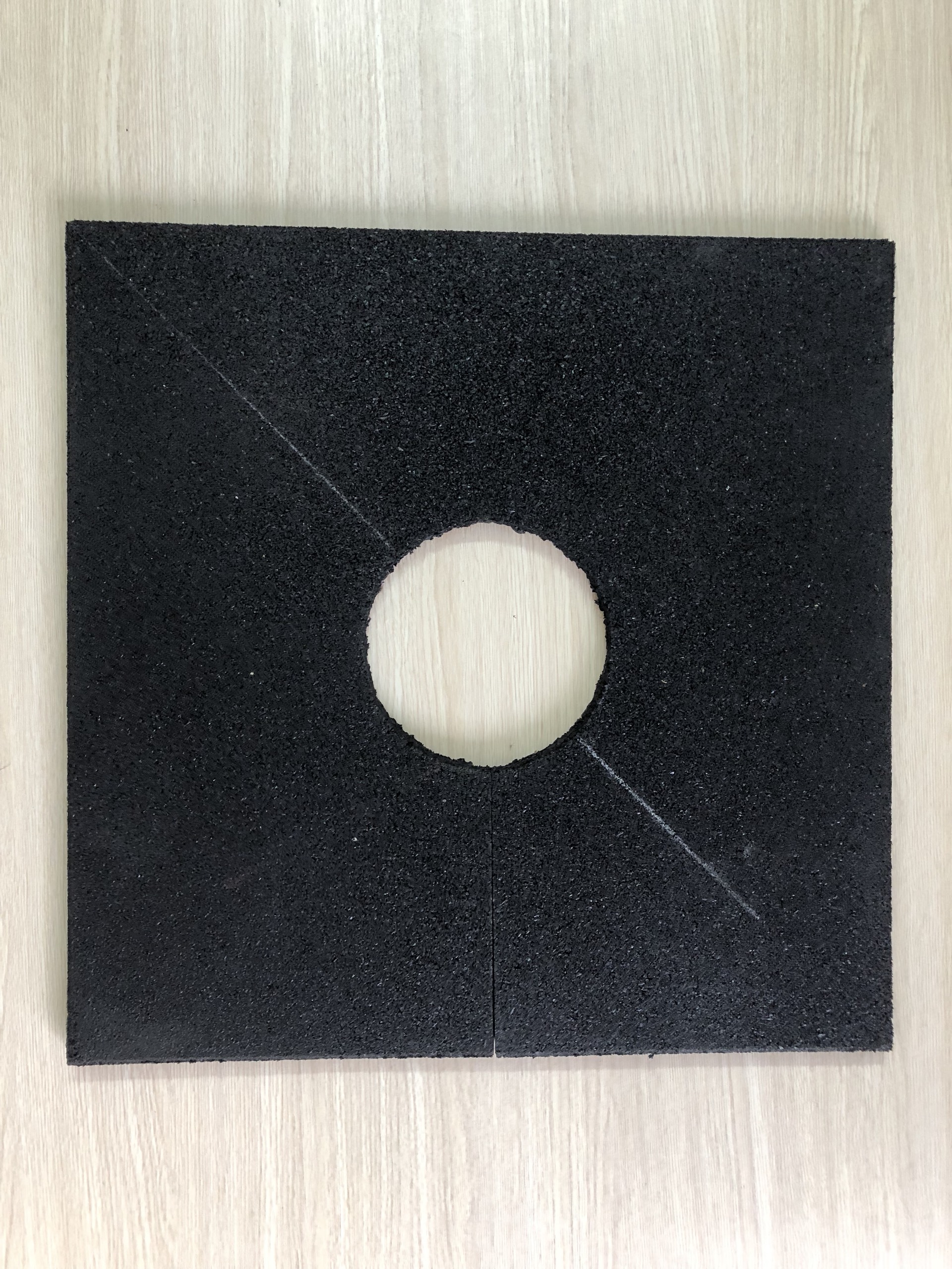 Rubber mulch mat for tree Rubber mulch mat for tree