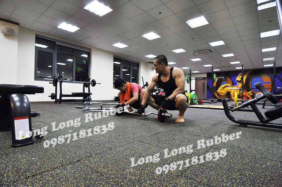 Sàn cao su phòng gym Hà Nội Sàn cao su phòng gym Hà Nội