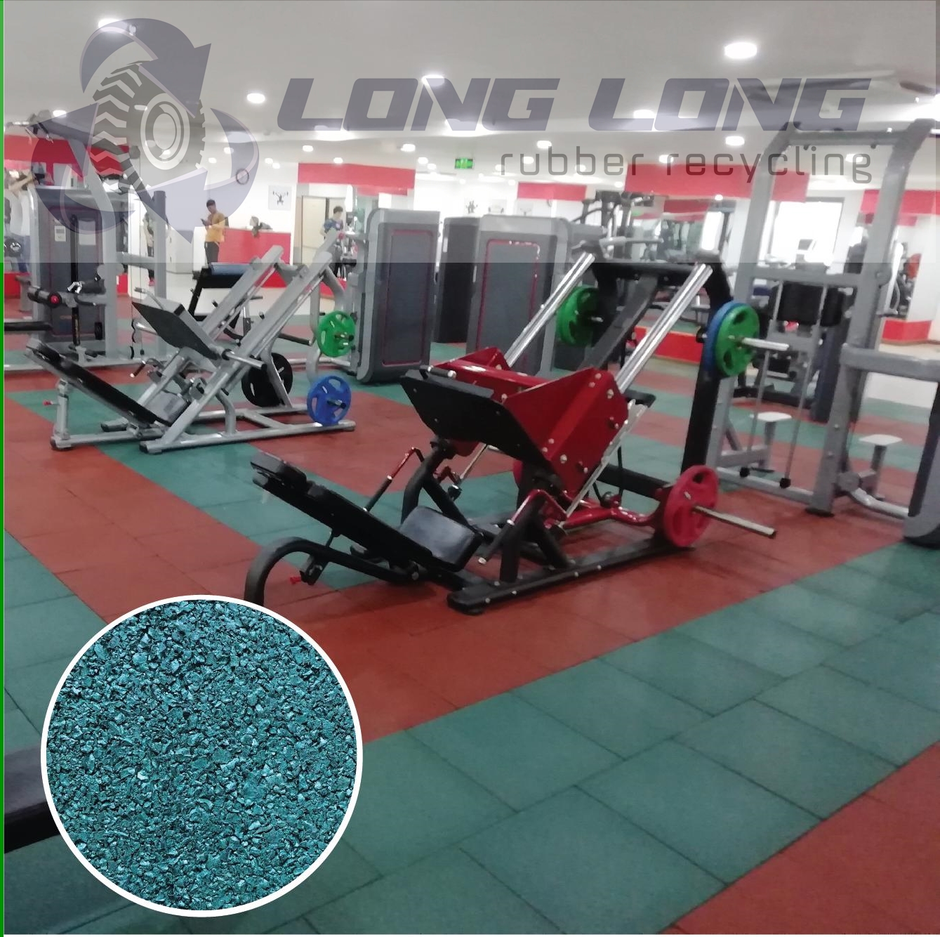 Standard rubber gym floor protection mat Standard rubber gym floor protection mat