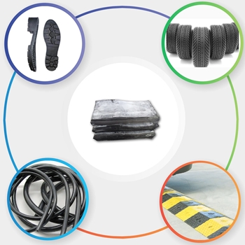 Superfine reclaimed rubber from truck tires Superfine reclaimed rubber from truck tires