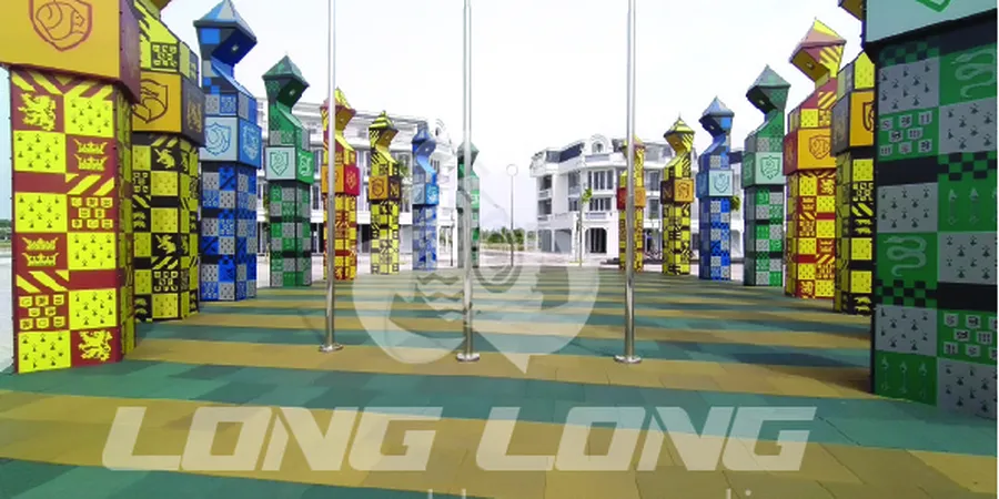 WESTERN PEARL HẬU GIANG - STANDARD RUBBER TILES FOR OUTDOOR PLAYGROUND.