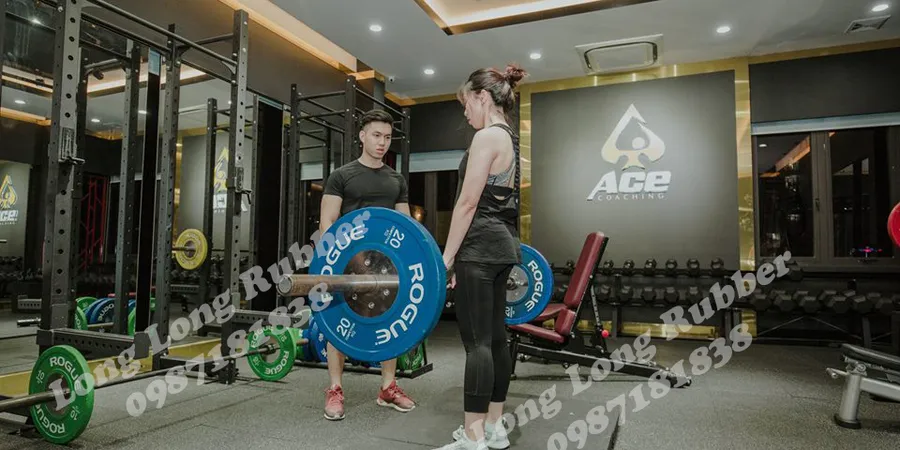 A.C.E COACHING - Gạch Cao Su Tiêu Chuẩn Màu Xám