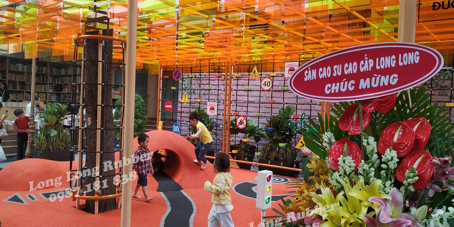 SÂN CHƠI TRẺ EM EPDM - ĐƯỜNG SÁCH HỒ CHÍ MINH