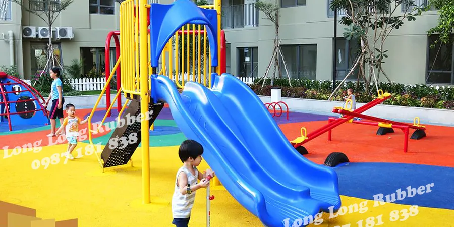 SÂN CHƠI TRẺ EM EPDM - KHU ĐÔ THỊ THẢO ĐIỀN QUẬN 2