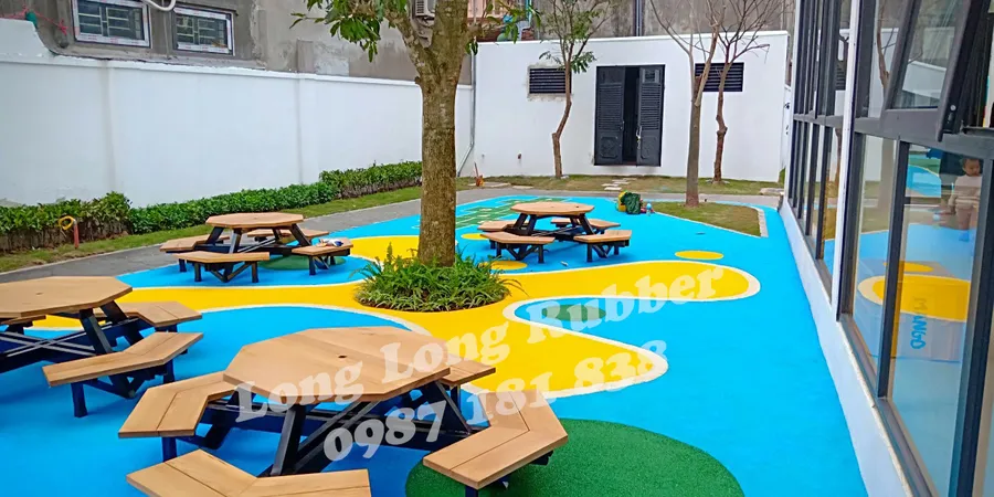 CHI TIẾT SÂN CHƠI TRẺ EM EPDM