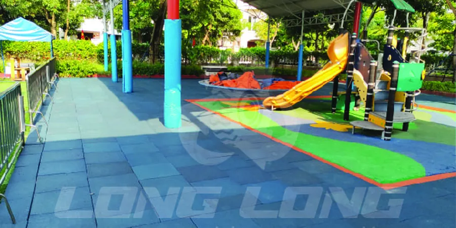 British Vietnamese International School Hanoi - USING LONG LONG RUBBER TILES AND EPDM PLAYGROUND.