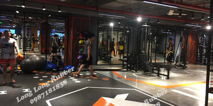 AK FITNESS – EPDM premium quality rubber gym flooring
