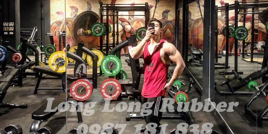 Sparta Fitness  - Large rubber mat flooring for gym