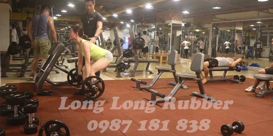 SKY FITNESS PROJECT - Rubber mat for gym room flooring