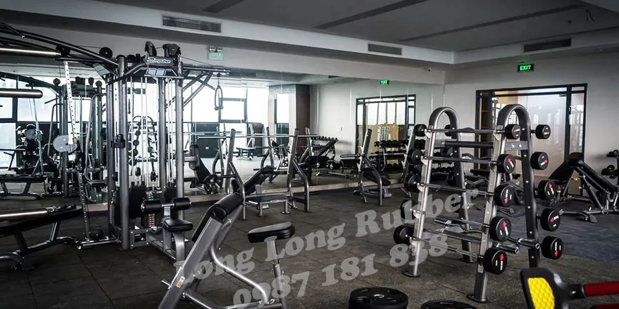 Pride Fitness and Yoga Center - Rubber workout mats for gym flooring