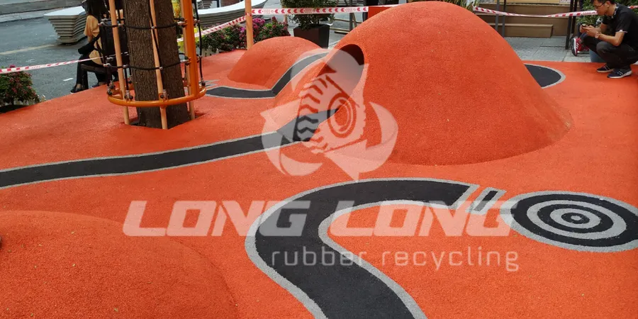 Đồi Cao Su EPDM Trong Thiết Kế Sân Chơi