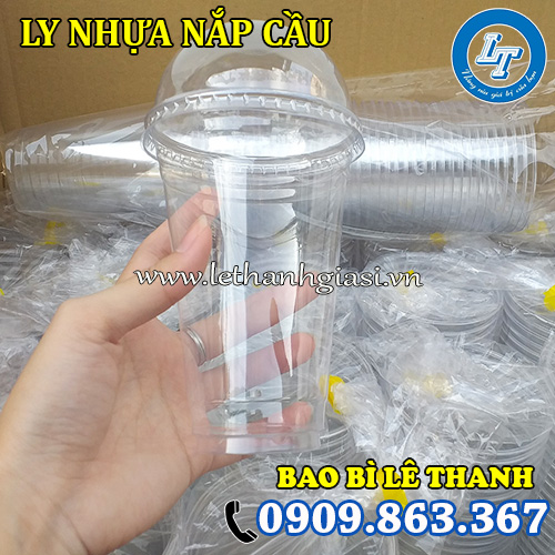ly nhựa nắp cầu ly nhựa nắp cầu
