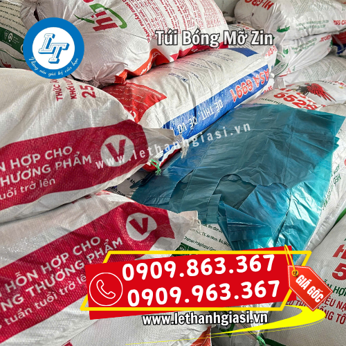 túi bóng mỡ zin giá sỉ rẻ đóng bao 25kg túi bóng mỡ zin giá sỉ rẻ đóng bao 25kg