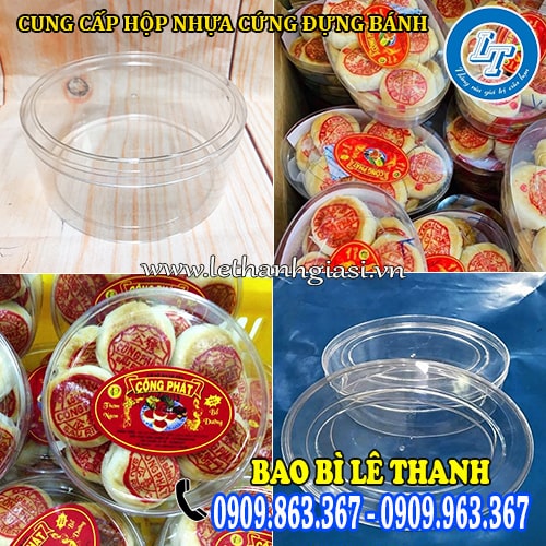hộp nhựa cứng đựng bánh pía cung cấp hộp nhựa cứng đựng bánh pía giá rẻ