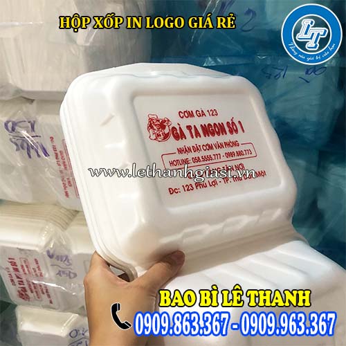 bán hộp xốp in logo giá rẻ chất lượng bán hộp xốp in logo giá rẻ chất lượng