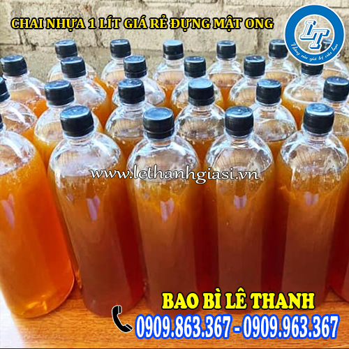 bán sỉ chai nhựa 1 lít giá rẻ đựng mật ong bán sỉ chai nhựa 1 lít giá rẻ đựng mật ong