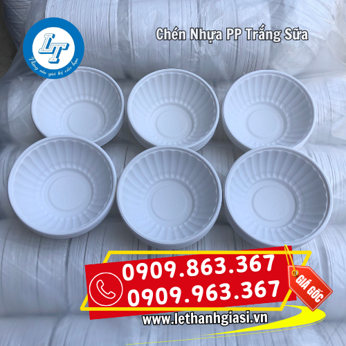 bán sỉ chén nhựa pp trắng sữa giá rẻ dùng 1 lần bán sỉ chén nhựa pp trắng sữa giá rẻ dùng 1 lần