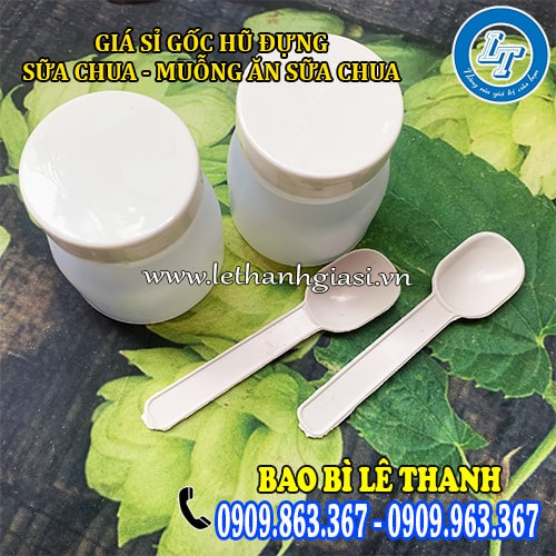Bán sỉ hũ đựng sữa chua muỗng ăn sữa chua giá rẻ tại kho Bán sỉ hũ đựng sữa chua muỗng ăn sữa chua giá rẻ tại kho