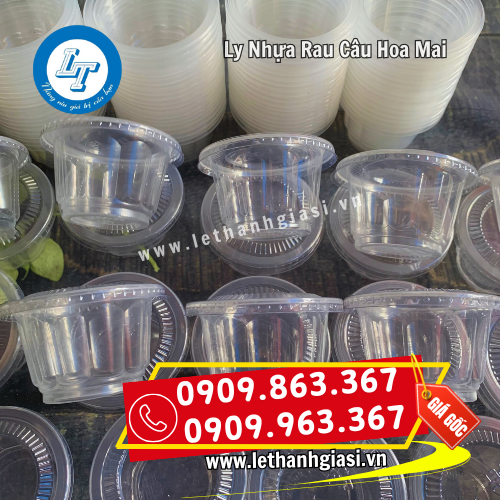 bán sỉ ly nhựa hoa mai đựng rau câu giá rẻ chất lượng bán sỉ ly nhựa hoa mai đựng rau câu giá rẻ chất lượng