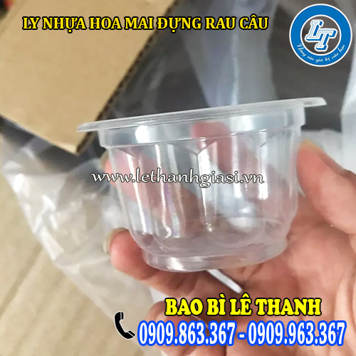 bán sỉ ly nhựa hoa mai giá rẻ đựng rau câu bán sỉ ly nhựa hoa mai giá rẻ đựng rau câu