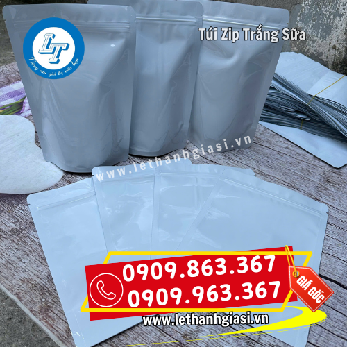 bán sỉ túi zip trắng sữa giá rẻ chất lượng bán sỉ túi zip trắng sữa giá rẻ chất lượng