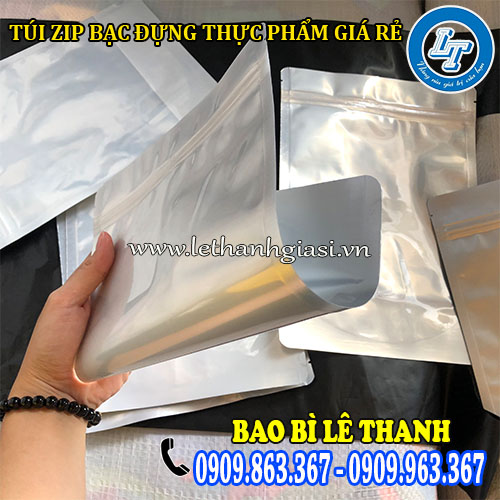 bán sỉ túi zip bạc đựng thực phẩm giá rẻ chất lượng bán sỉ túi zip bạc đựng thực phẩm giá rẻ chất lượng