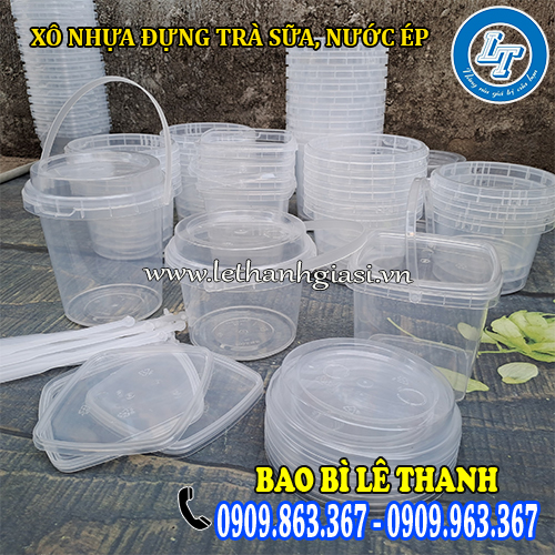 bán xô nhựa đựng trà sữa giá rẻ dung tích 500ml 700ml 1000ml bán xô nhựa đựng trà sữa giá rẻ dung tích 500ml 700ml 1000ml