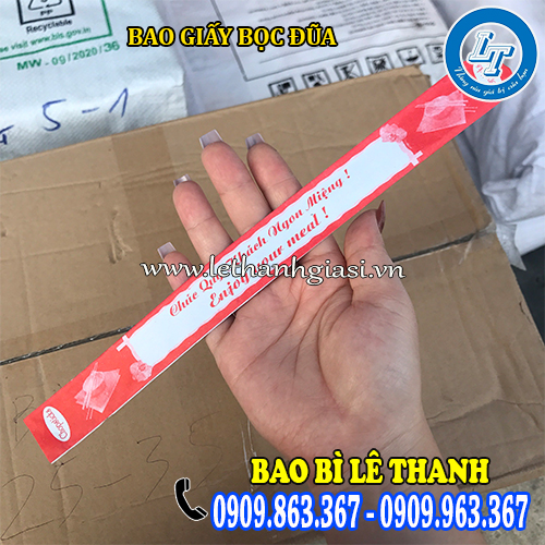 bao giấy bọc đũa dùng 1 lần tiện lợi bao giấy bọc đũa dùng 1 lần tiện lợi