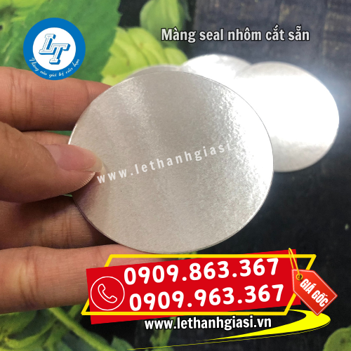 bề mặt màng seal nhôm cắt sẵn sáng bóng bề mặt màng seal nhôm cắt sẵn sáng bóng
