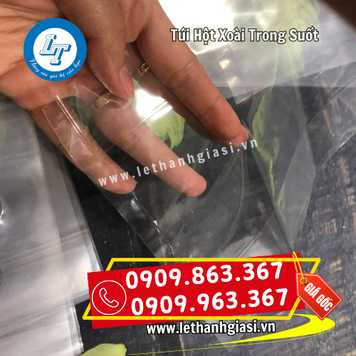 bề mặt túi hột xoài trong suốt bóng đẹp bề mặt túi hột xoài trong suốt bóng đẹp