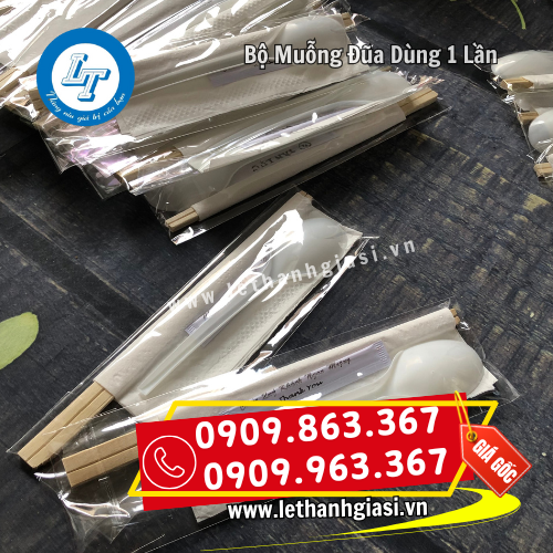 bộ muỗng đũa dùng 1 lần đóng bao bì trong suốt bộ muỗng đũa dùng 1 lần đóng bao bì trong suốt