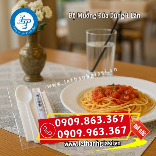 bộ muỗng đũa dùng 1 lần sử dụng phổ biến bộ muỗng đũa dùng 1 lần sử dụng phổ biến