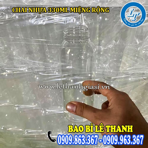 bỏ sỉ chai nhựa 330ml miệng rộng giá rẻ chất lượng bỏ sỉ chai nhựa 330ml miệng rộng giá rẻ chất lượng