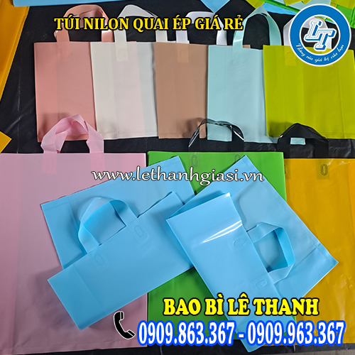 bó sỉ túi nilon quai ép giá rẻ nhiều màu đẹp bó sỉ túi nilon quai ép giá rẻ nhiều màu đẹp