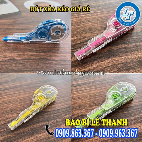 bút xóa kéo giá rẻ đủ màu đẹp bút xóa kéo giá rẻ đủ màu đẹp