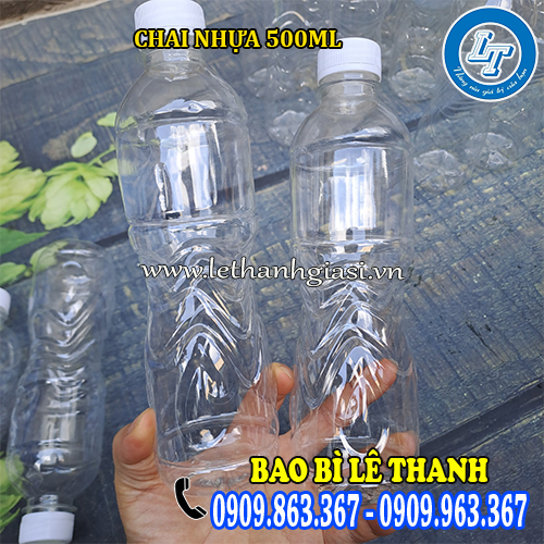 chai nhựa 500ml vỏ ngoài cứng cáp trong suốt chai nhựa 500ml vỏ ngoài cứng cáp trong suốt