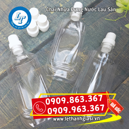 chai nhựa đựng nước lau sàn ngoại quan trong suốt chai nhựa đựng nước lau sàn ngoại quan trong suốt