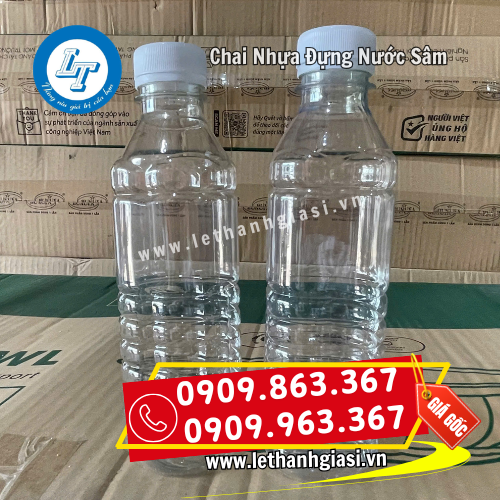 chai nhựa đựng nước sâm bề mặt trong suốt chai nhựa đựng nước sâm bề mặt trong suốt