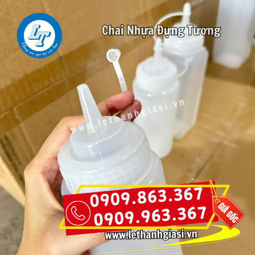 chai nhựa đựng tương thiết kế tiện lợi chai nhựa đựng tương thiết kế tiện lợi
