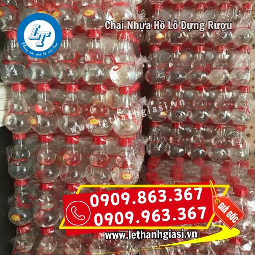 chai nhựa hồ lô đựng rượu cúng chai nhựa hồ lô đựng rượu cúng