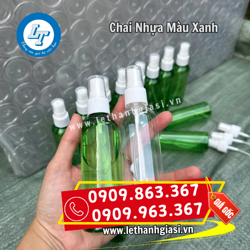 chai nhựa màu xanh ngoại quan nổi bật chai nhựa màu xanh ngoại quan nổi bật