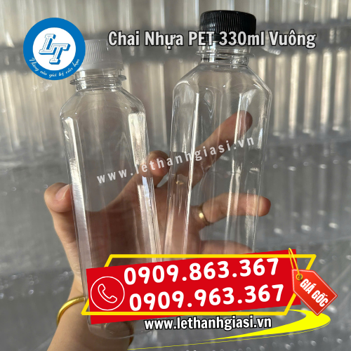 chai nhựa pet 330ml vuông miệng nhỏ giá sỉ rẻ tại xưởng chai nhựa pet 330ml vuông miệng nhỏ giá sỉ rẻ tại xưởng