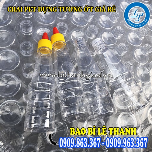 chai nhựa pet đựng tương ớt giá rẻ sẵn số lượng chai nhựa pet đựng tương ớt giá rẻ sẵn số lượng