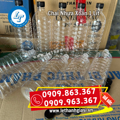 chai nhựa pet xoắn 1 lít giá sỉ rẻ tại xưởng chai nhựa pet xoắn 1 lít giá sỉ rẻ tại xưởng