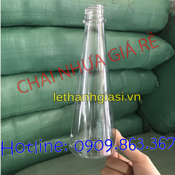 chai nhựa tam giác đáy tròn chai nhựa tam giác đáy tròn