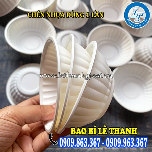 Chén nhựa trắng 302 dùng 1 lần giá rẻ Chén nhựa trắng 302 dùng 1 lần giá rẻ