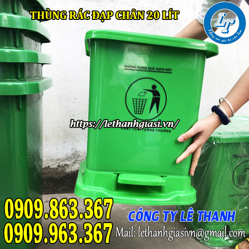 chuyên bán thùng rác nhựa đạp chân 20 lít giá rẻ tphcm chuyên bán thùng rác nhựa đạp chân 20 lít giá rẻ tphcm