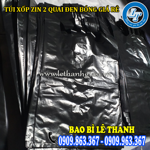 chuyên sỉ túi xốp zin 2 quai đen bóng giá rẻ nhất chuyên sỉ túi xốp zin 2 quai đen bóng giá rẻ nhất